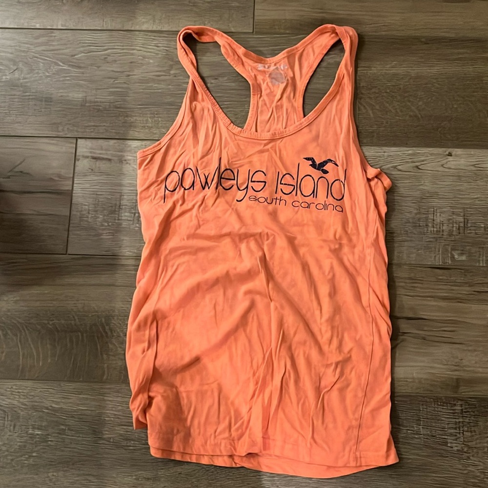 XL Orange Pawleys Island Tank Top